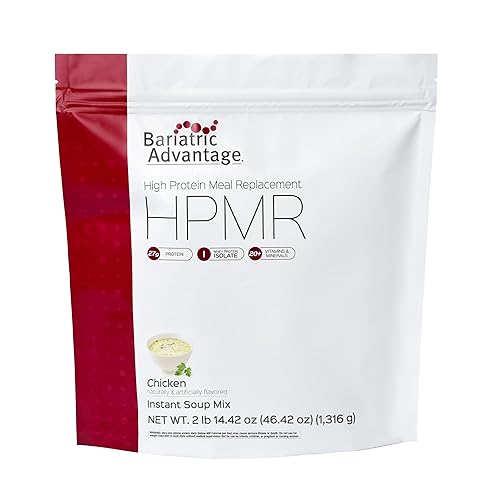 Bariatric Advantage High Protein Meal Replacement Drink Mix, Protein Powder Whey Isolate for Gastric Bypass and Sleeve Gastrectomy Patients, 27g