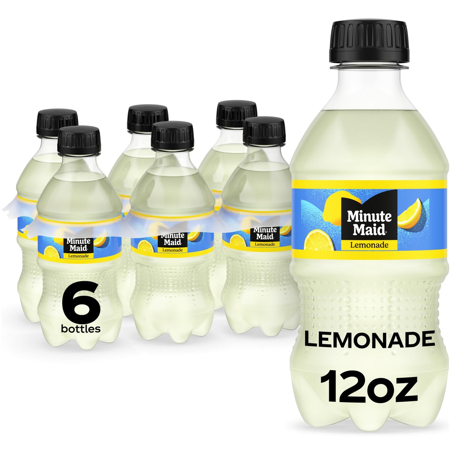 Minute Maid Lemonade Bottles, 12 fl oz, 6 Pack