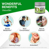 Naturalslim Japanese Organic Matcha Powder Green Tea - Metabolic Pure Japanese Matcha Tea Superfood with L-Theanine & Antioxidants for Metabolism