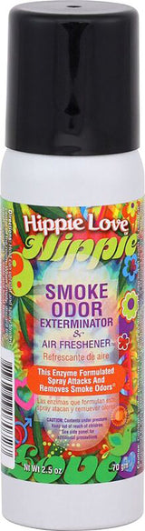 Smoke Odor Exterminator 2.5 oz Mini Spray, (Hippie Love)
