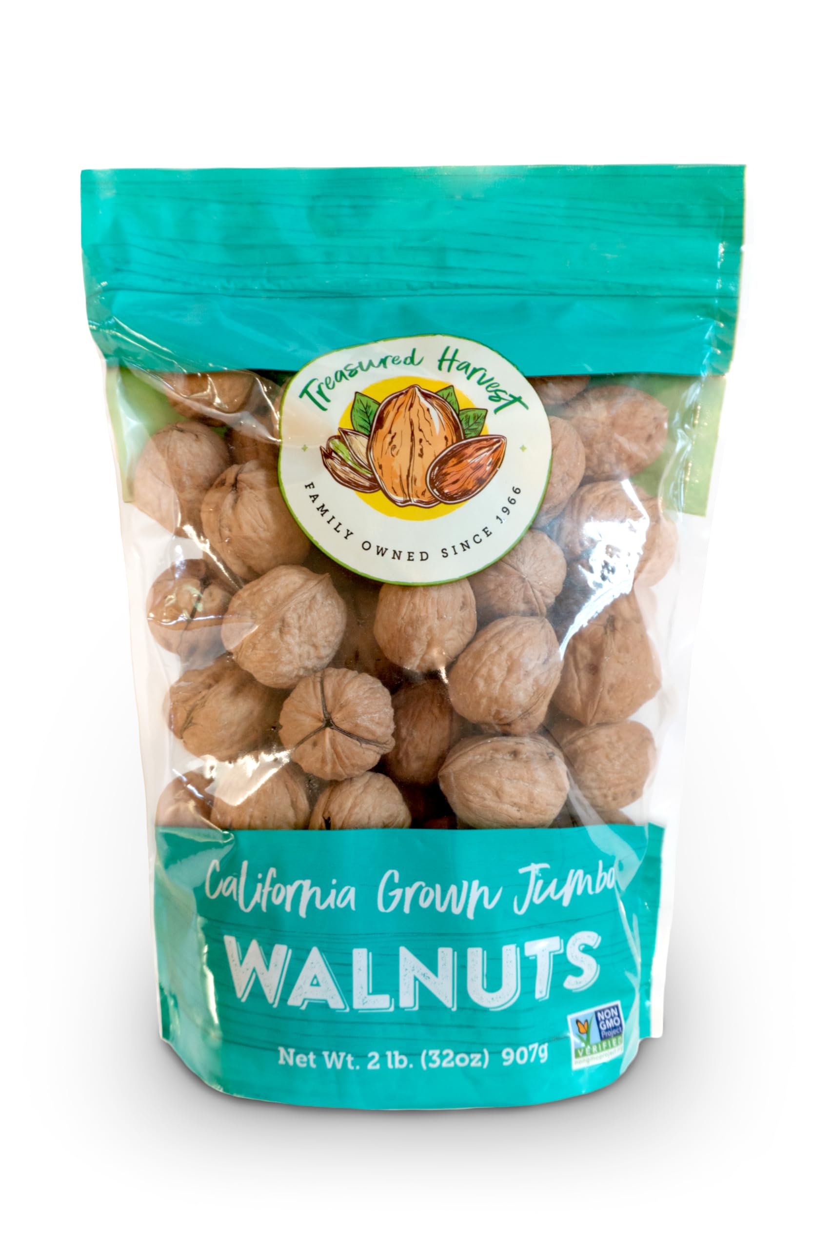 In Shell COMBO - Mixed Nuts/Walnuts - TWIN PACK - COMBO - 2/32oz.