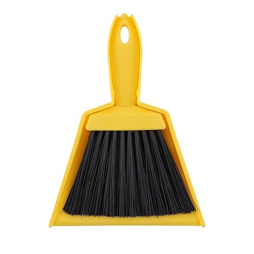 Coghlan's Compact Nesting Tent Whisk and Dust Pan: Lightweight 3.5 oz Handheld Cleaning Set with Fine Bristles, Collects Sand and Dirt, Ideal