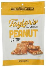 Peanut Brittle - Handmade Gourmet, 4 bags per case by Taylors