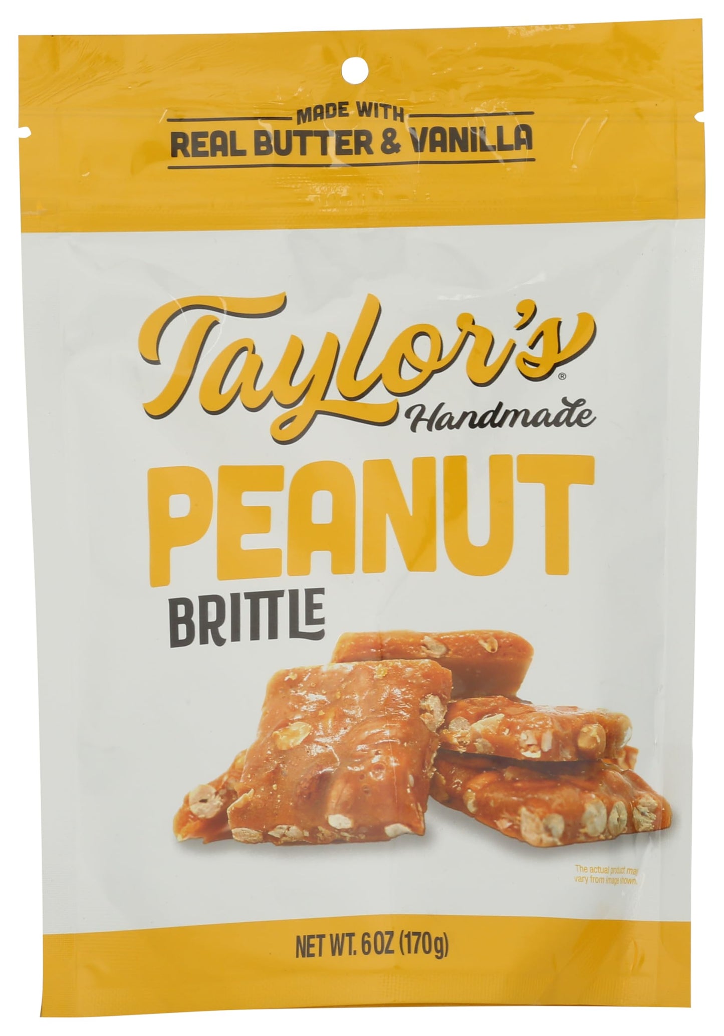 Peanut Brittle - Handmade Gourmet, 4 bags per case by Taylors