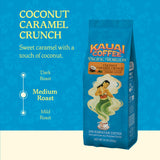 Kauai Coffee Ground Coffee - Smooth, Rich, Medium Roast - Nutty Caramel and Tropical Coconut - Arabica Coffee, 10% Hawaiian with No Bitterness