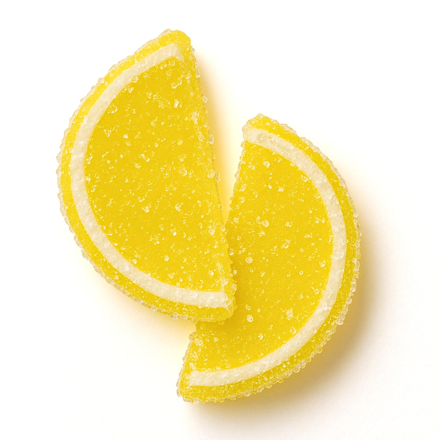 NY Spice Shop Lemon Fruit Slices Candy - 1 Pound Citrus Flavor Chewy Jelly Fruit Slices Candy - Old Fashioned Sliced Lemon Fruits Gummies - Gummies
