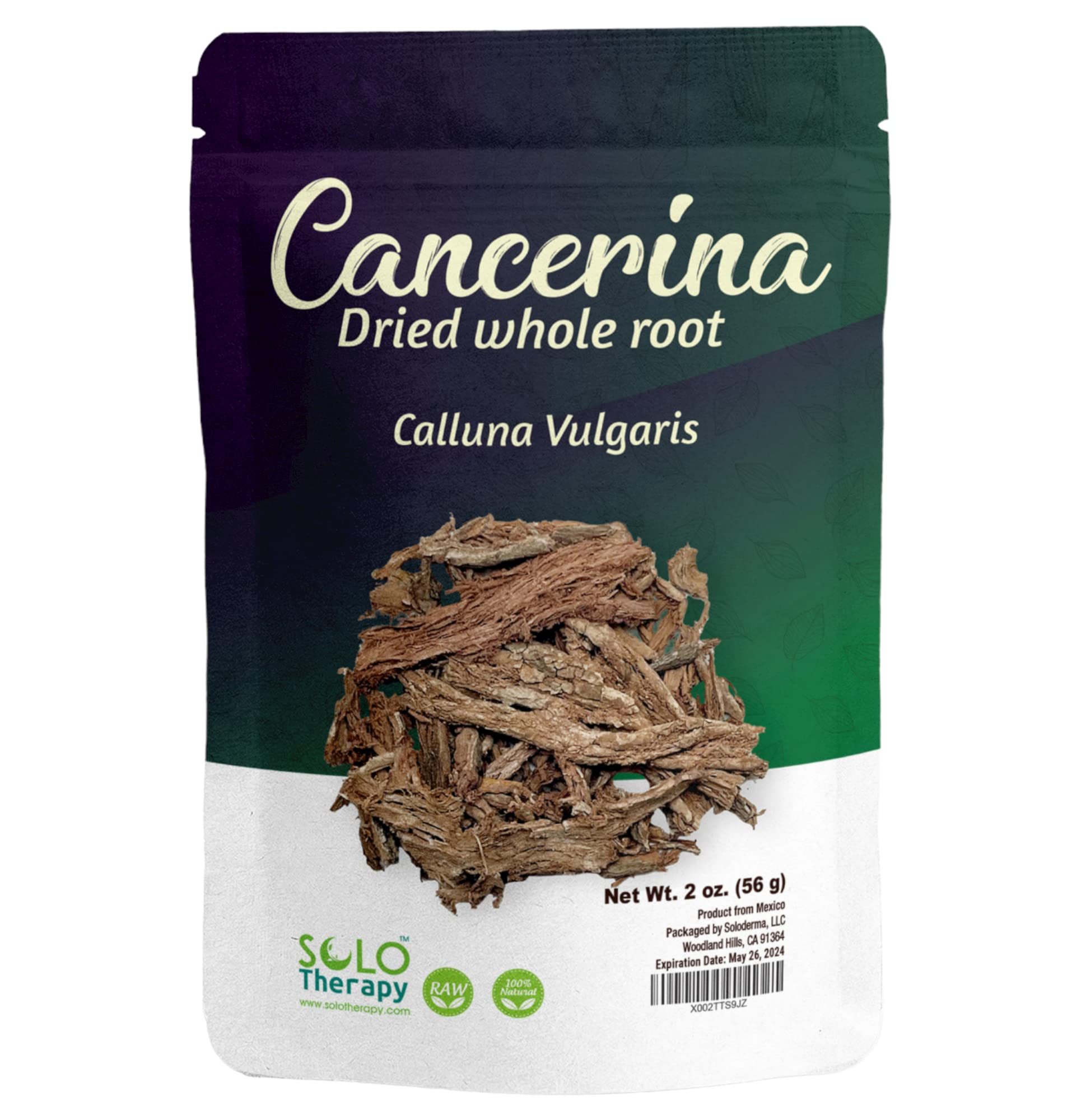 Cancerina Herb 2 oz - 100% Natural, Calluna Vulgaris, Cancerina Tea, Cancerina Hierva Mexicana, Resealable Bag, Product From Mexico, Packaged in the