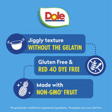 Dole Fruit Bowls Pineapple in Lime Flavored Gel Snacks, 4.3oz 4 Total Cups, Gluten & Dairy Free, Bulk Lunch Snacks for Kids & Adults