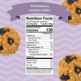 MilkBliss Wild Blueberry Soft Baked Oatmeal Lactation Cookies for Breastfeeding Support to increase Breastmilk Supply, 12 OZ
