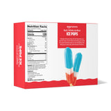 Amazon Grocery, Ice Pop, Red Cherry, White Lemon & Blue Raspberry, 1.75 Fl Oz, Pack of 20, Frozen
