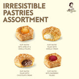 Matilde Vicenzi Millefoglie D'Italia Fine Selection of Italian Pastries - Gourmet Gifts For Teachers, Fathers Day - Assortment of Vanilla, Apricot