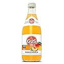 GuS Grown-Up Soda | Lightly Sweetened Sodas with Real Juices | 12 Fl Oz (Pack of 24) (Mango Peach)