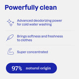 ATTITUDE 2-in-1 Laundry Detergent & Fabric Softener, Plant- & Mineral-Based, HE Compatible, Vegan, Mountain Essentials, 35 Loads, 35.5 Fl Oz