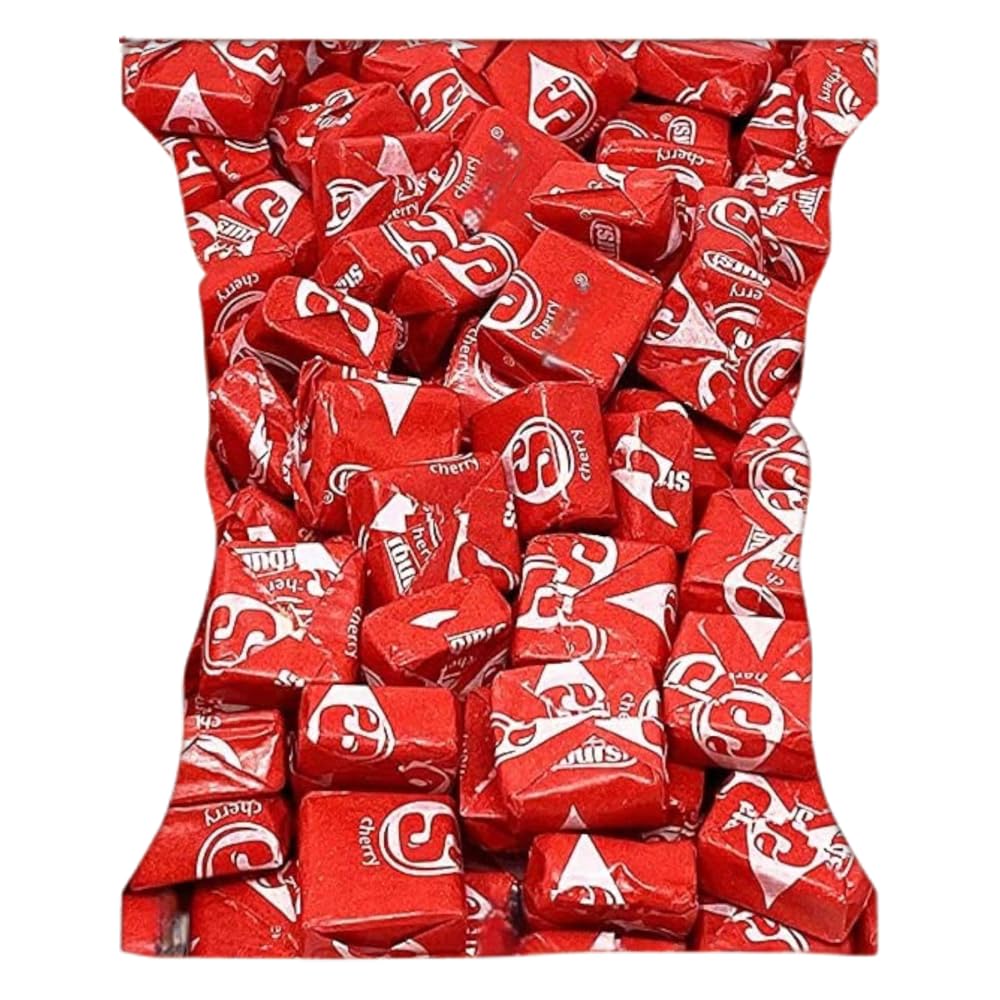 Candykrave Easter Starbarst Cherry Chews Candy Variety Packs - (1lb) Cherry Flavor Bulk candy - Individually Wrapped candy for Easter, Birthday