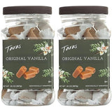 Taras Gourmet Vanilla Caramels | All Natural Candy | Creamy & Individually Wrapped with Real Butter (20 oz, 2 Pack)