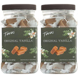 Taras Gourmet Vanilla Caramels | All Natural Candy | Creamy & Individually Wrapped with Real Butter (20 oz, 2 Pack)