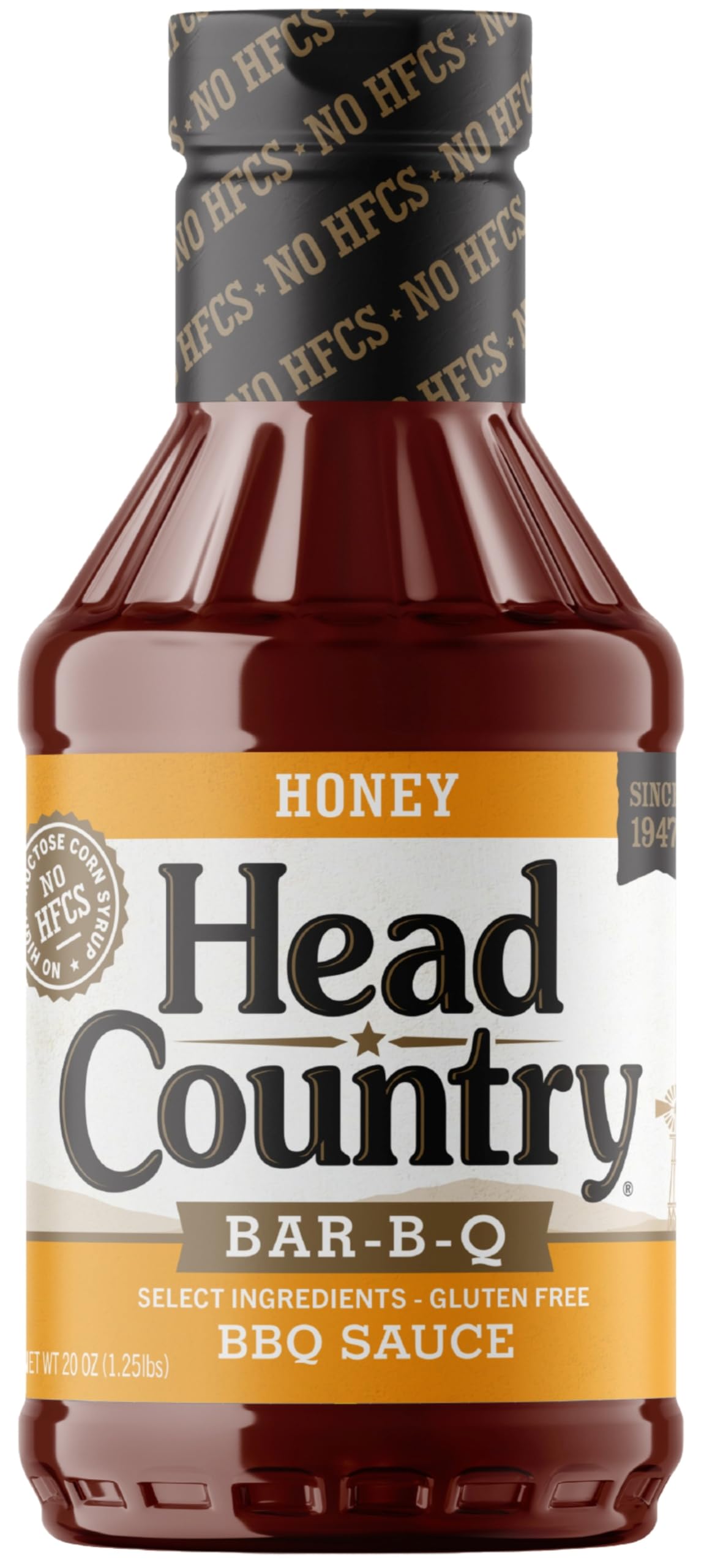 Head Country Honey BBQ Sauce | 20 oz | Sweet & Savory Barbecue Sauce
