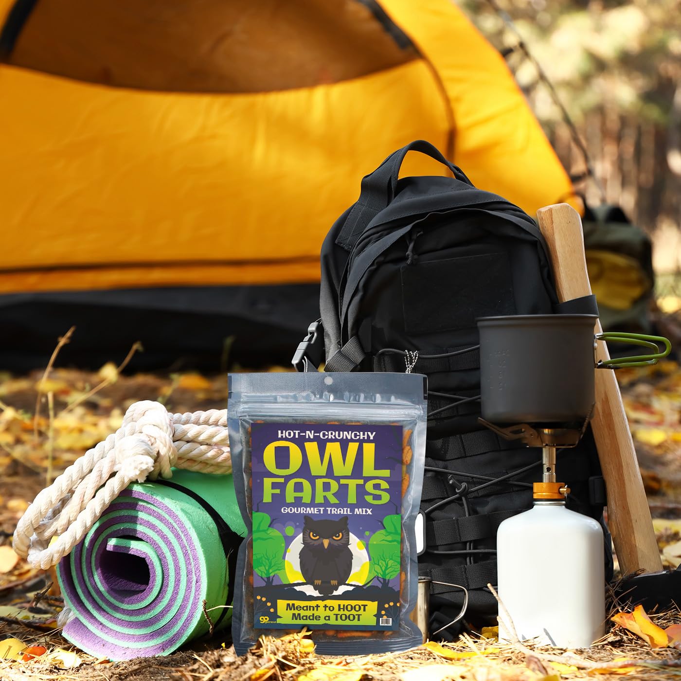 Spooky Owl Gourmet Trail Mix - Spicy Trail Mix for Owl Lovers