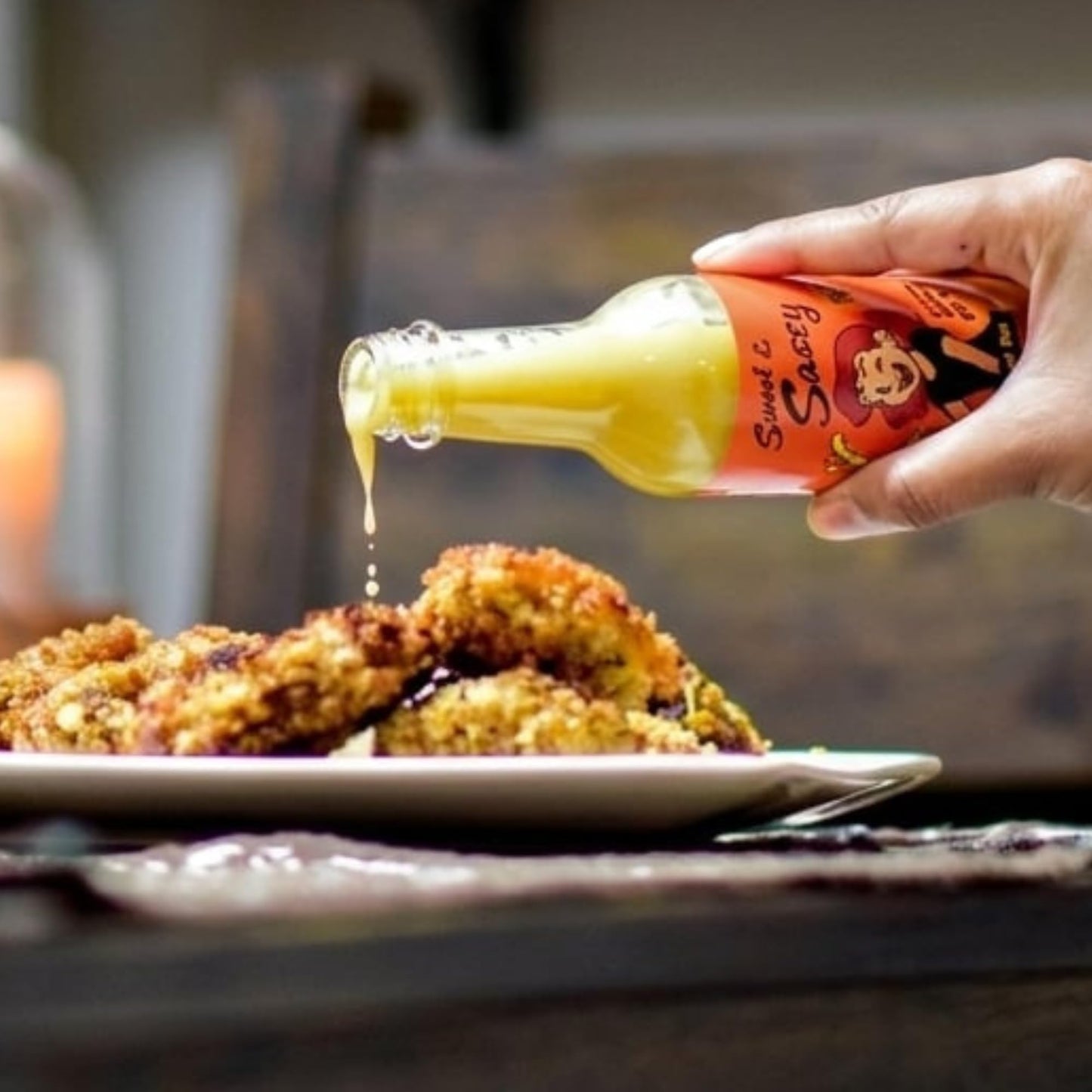 Sweet & Sassy Sweet Fire Hot Sauce, 5 oz (1), Bold Flavor & Balanced Heat with Pineapple, Sweet Mango & Fresh Garlic| Premium, Small-Batch Crafted in