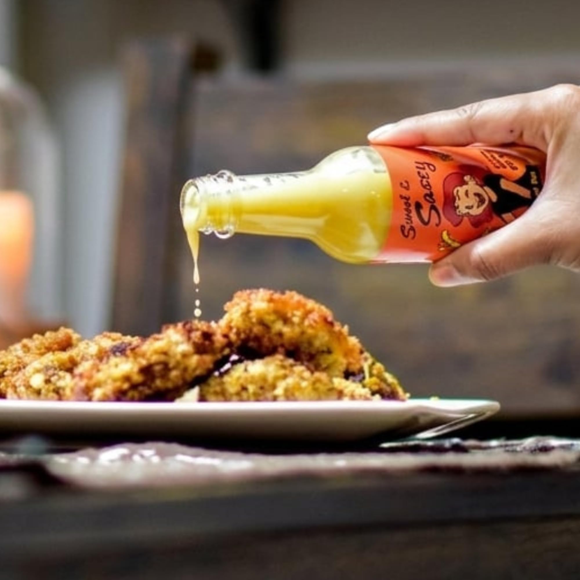 Sweet & Sassy Sweet Fire Hot Sauce, 5 oz (1), Bold Flavor & Balanced Heat with Pineapple, Sweet Mango & Fresh Garlic| Premium, Small-Batch Crafted in