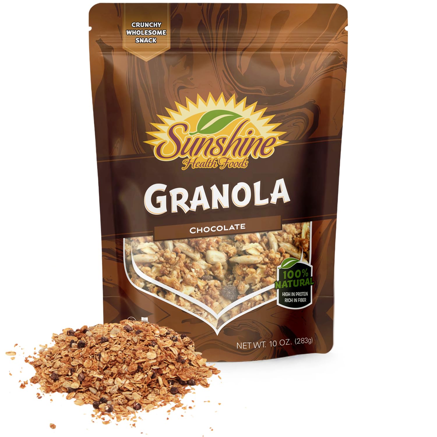 Chocolate Granola, Delightfully Crunchy Healthy Granola Cereal, Ideal Granola for Yogurt or Enjoy with Milk, Perfect Granola Cereal Healthy Snack