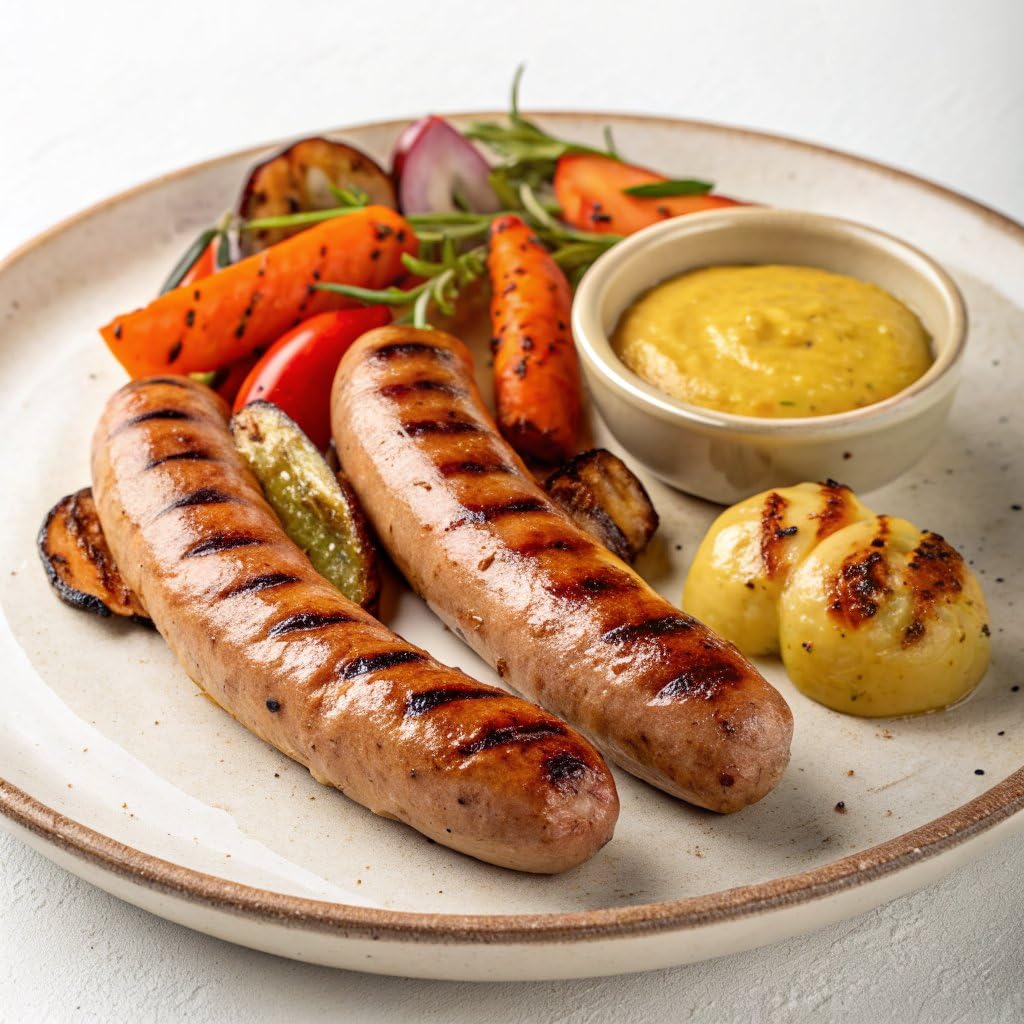 Teton Waters Ranch 100% Grass-Fed Beef Polish Sausage Links, Cooked Uncured Smoked Sausage, No Sugar Added, Certified Humane - 12oz