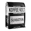Koffee Kult Sumatra Coffee Beans Dark Roast - Indonesian Fresh Roasted Coffee Beans (Whole Bean, 12oz)