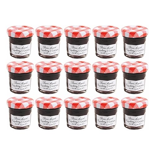 Bonne Maman Raspberry Preserves, 1 Ounce Jars (Pack of 15)