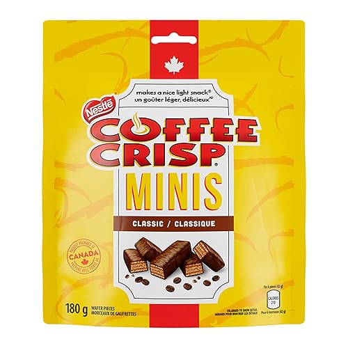 COFFEE CRISP Minis, 180g/6.3 oz
