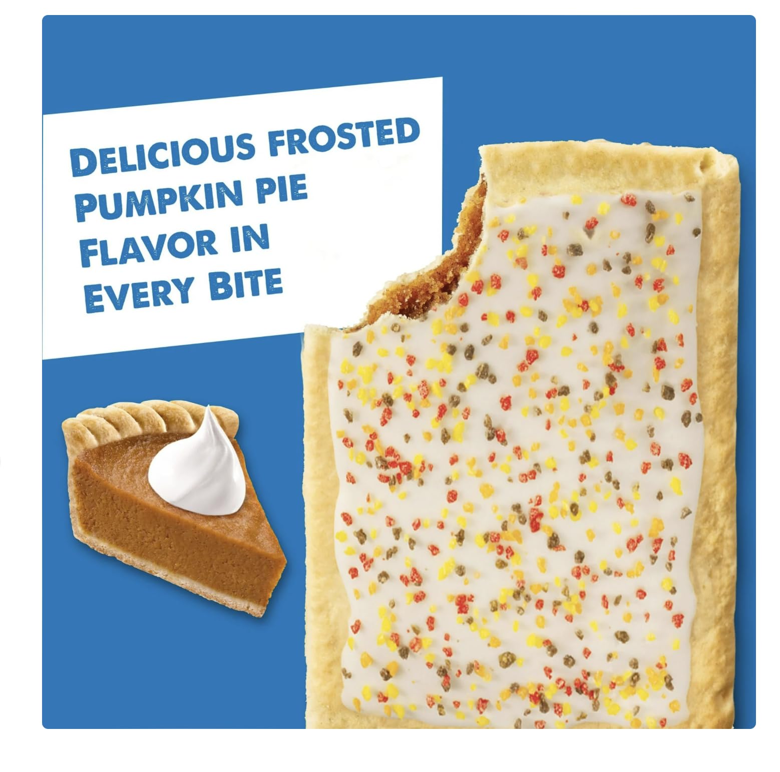 Kellogg's, Pop Tarts, Pumpkin Pie, Limited Edition, 16-Count, 28.2oz Box