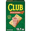 Club Crackers, Lunch Snacks, Snack Crackers, Sweet Hawaiian, 13.7oz Box (1 Box)