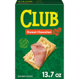 Club Crackers, Lunch Snacks, Snack Crackers, Sweet Hawaiian, 13.7oz Box (1 Box)