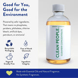 Clean People Cleaner Concentrate - All-Purpose Cleaner for Multi-Purpose Cleaning, Bathrooms, Floors, Concentrated, Recyclable Packaging (Lemon