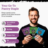 Dimply's Seasoning Variety Pack, Jamaican Jerk, Steak, and Cajun Blends, Dry Rub and Marinade for Chicken, Meat, Seafood, Vegetables, and Tofu