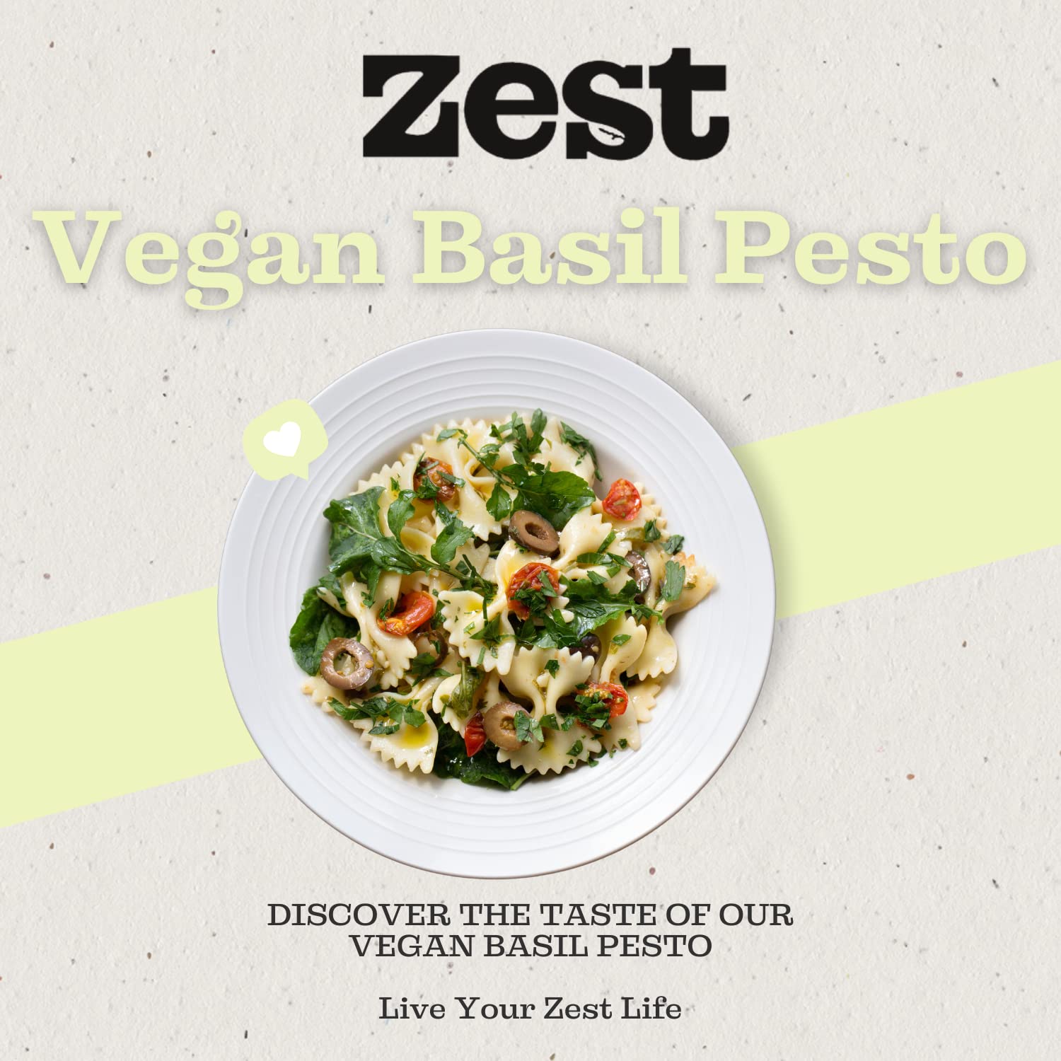 Zest Vegan Basil Pesto 165g
