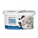 Amazon Grocery, Cookies & Cream Ice Cream, 48 Fl Oz