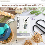 Dr Stuart's Organic Valerian Plus Tea | Herbal Blend of Chamomile, Valerian Root & Fennel | Bedtime Tea Helps in Restful Sleep & Relaxation |