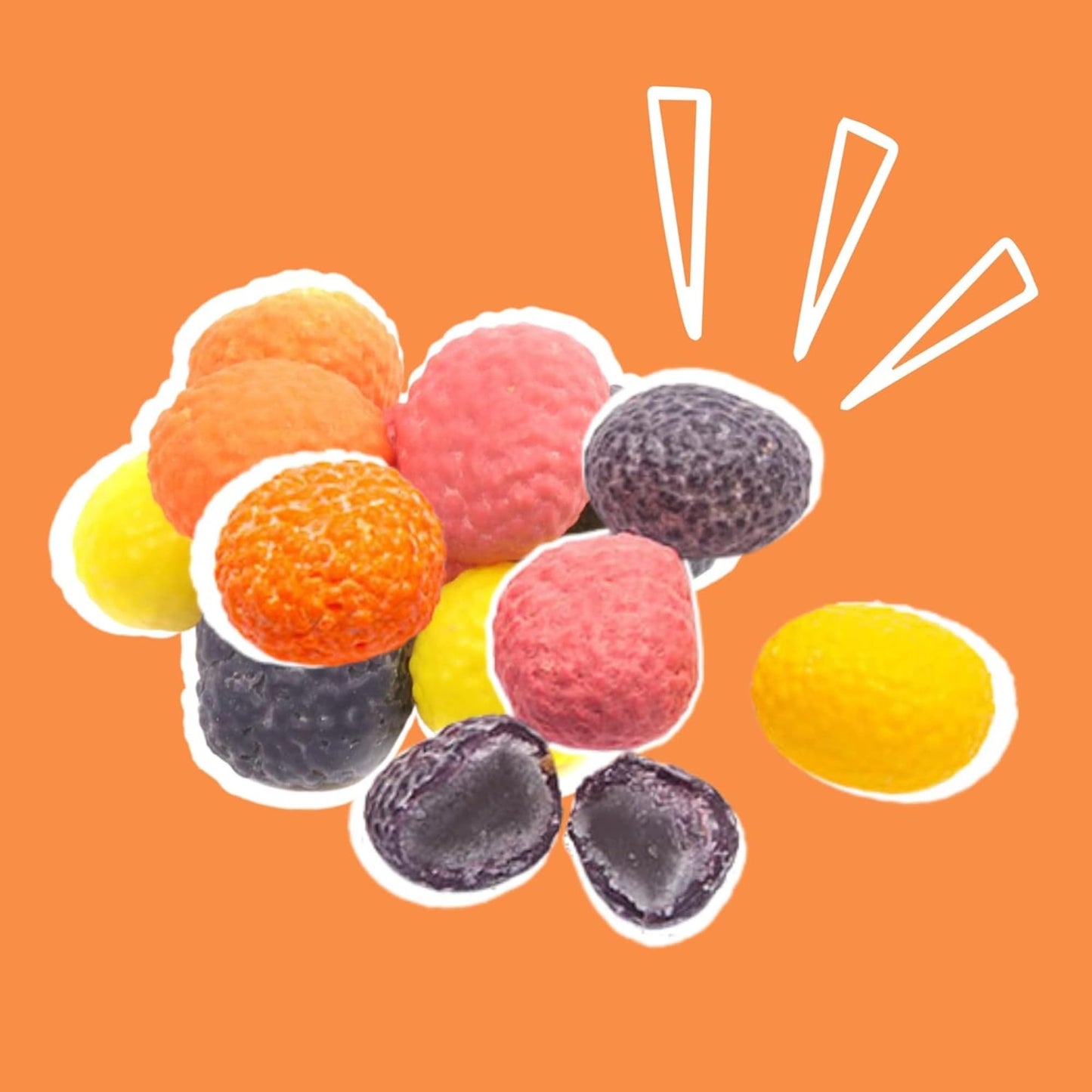 Easter Big Chewy Jelly Beans, Assorted Fruit Flavored Candy, Festive Egg Fillers or Party Favors, 13 Ounces (Pack of 2)