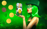 1820-Count St. Patrick's Day Chocolate Coins Leprechaun Lucky Gold Coins, Belgian Milk Chocolate Coins Nut-Free (1820-Pack)
