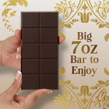 Dubai Chocolate Dark Bar 7 oz with Pistachio Filling & Crispy Kataifi