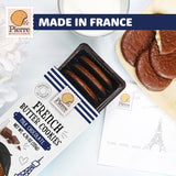 Biscuiterie De L Abbaye, Cookie Pierre French Butter Milk Chocolate, 4.76 Ounce