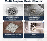 Glug Crystals Drain Opener, Odorless Non-Acid Formula, Non-Fuming Clears Kitchen, Tub, Bathroom and Shower Drains and Most Home Plumbing, 20 oz