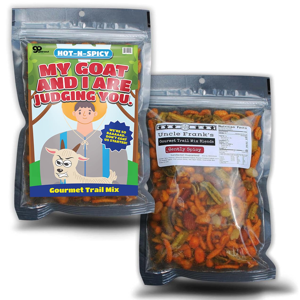 Goat and I Judge You Trail Mix - Premium Nutty, Fruity Snacks - Gourmet Blend for Energy and Delight - Customer Favorite Snacking Experience