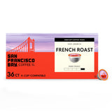 San Francisco Bay K-Cup Coffee Pods, French Roast (36 ct), Dark Roast, Commercially Compostable Single-Serve Coffee Pods