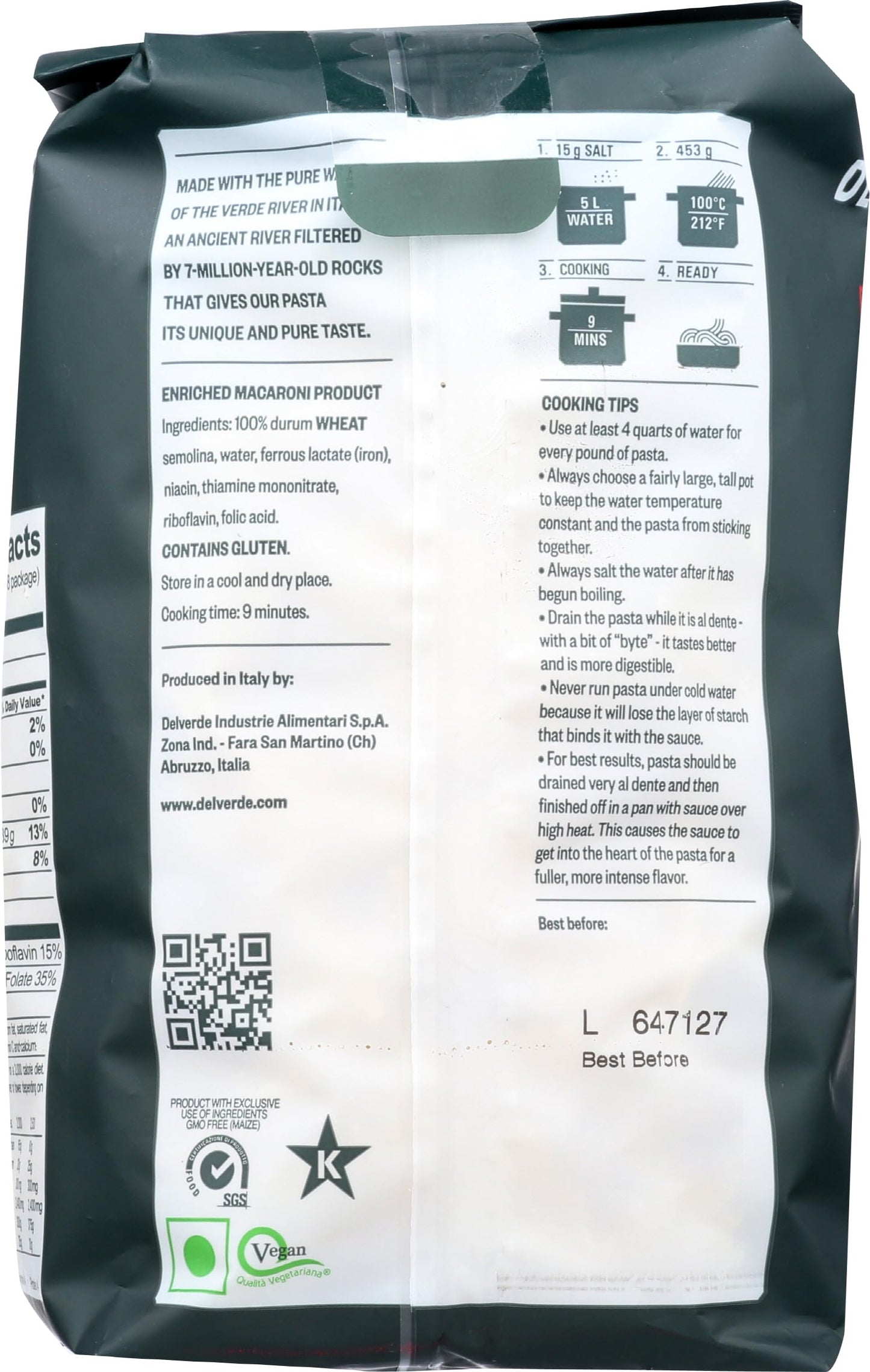 Delverde Farfalle Pasta, 16 OZ