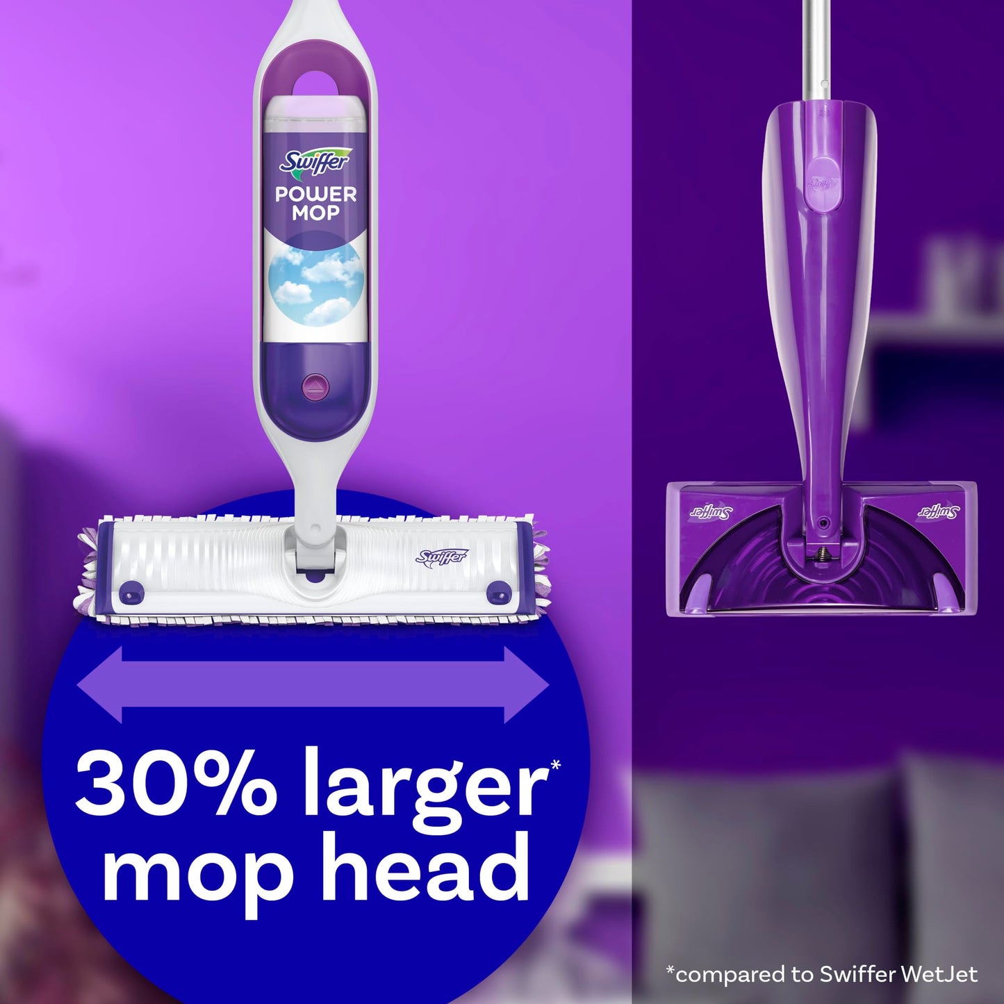 Swiffer® WetJet® Starter Kit, Purple/Silver