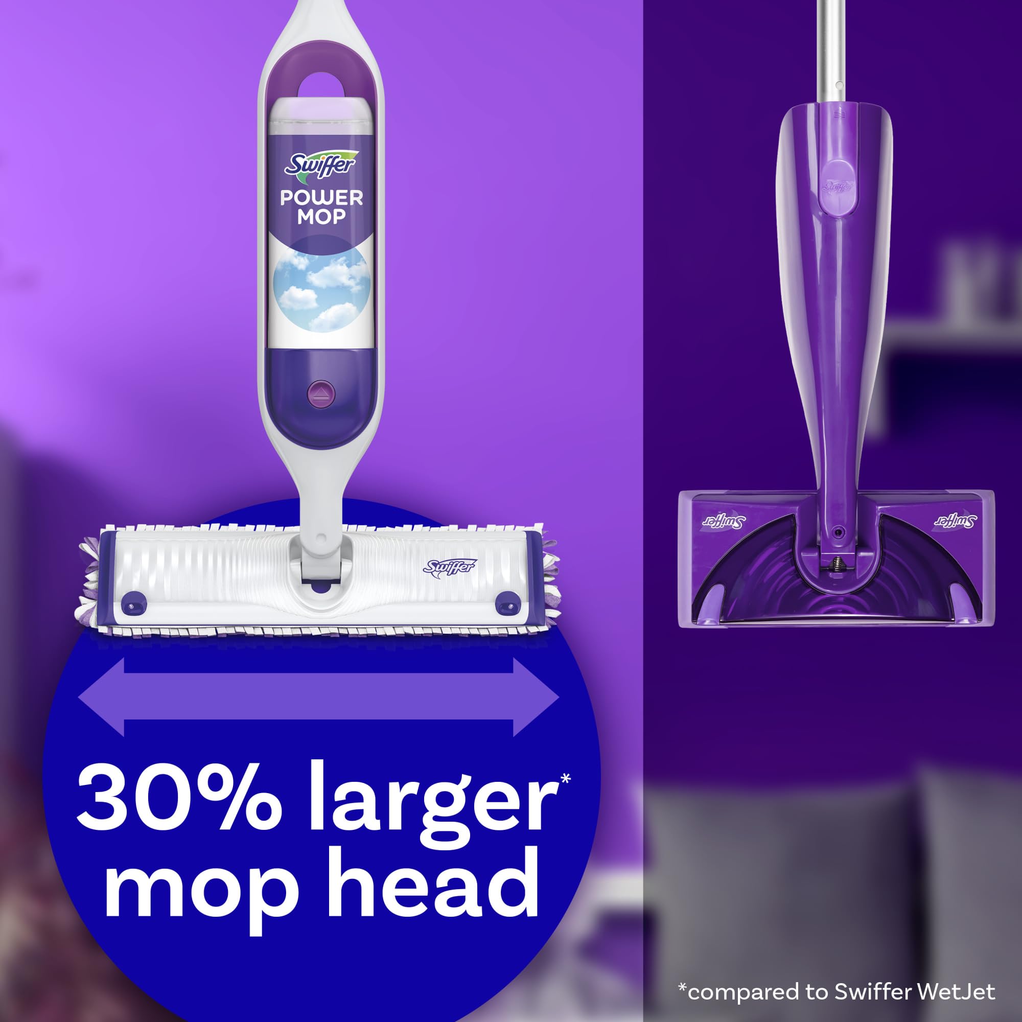 Swiffer® WetJet® Starter Kit, Purple/Silver