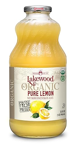 Lakewood Organic Pure Lemon, 32 onzas (paquete de 6)