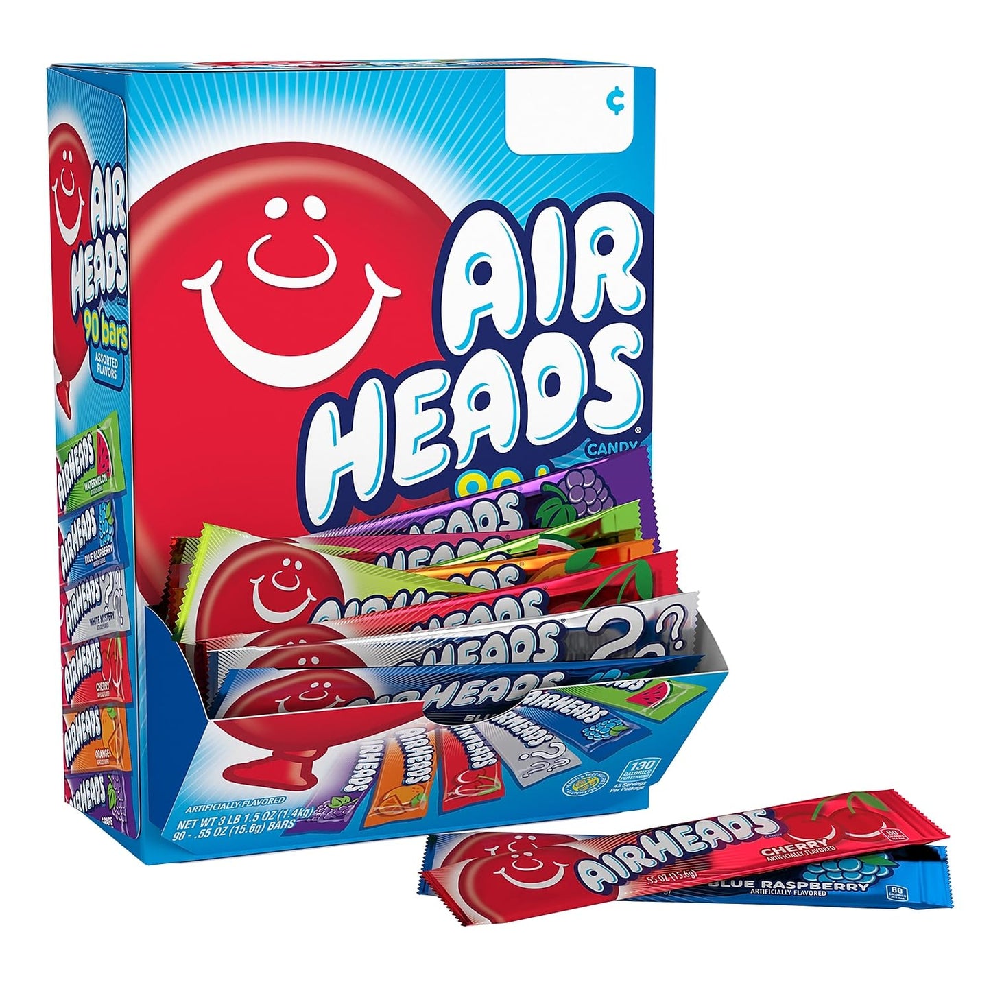 Airheads Assorted Flavors Variety Pack, 90-Count