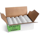 Aluf Plastics SCR-404816C 45 Gallon Clear Trash Bags (250 Count) - 39' x 46' - 16 Micron Equivalent High Density Value Garbage Bags Can Liners